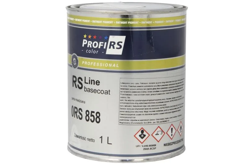 Paint (1 l) copper/pearl, base, thinner, for body, for renovation, proportions