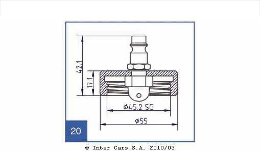 Nr20 adapter utikača za FB20, FB30