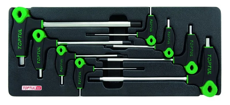 Tool Kit - kolenica hex tasteri plastične ručke, umetnite kolica