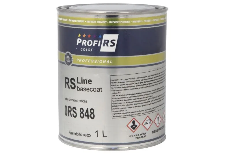 Paint RS LINE (1 l) pearl/red small, base, thinner, for body, for renovation