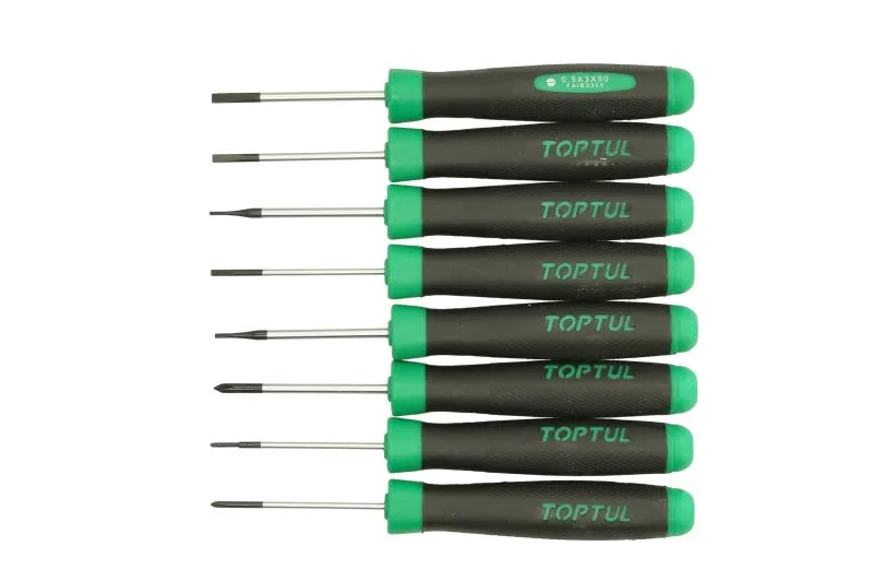 Precizni odvijači: plosnati, zvezdasti PH0, PH00, PH000, 2x50, 2.5x50