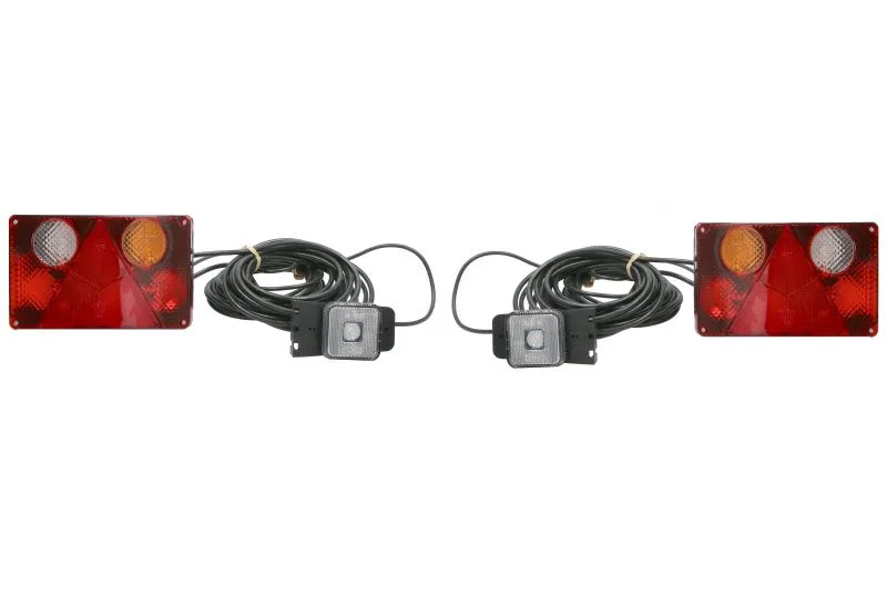 Semi-trailer/Trailer lighting installation (12V, WAŚ, 7,6m lamp type W21)