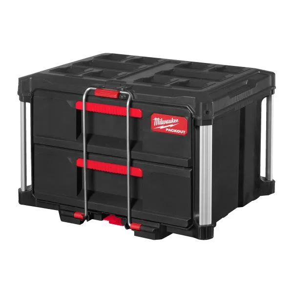 Kofer / Kutija za alat / Organizator, plastika, crna, dimenzije